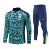 Brasil 2024-25 Sudadera De Entrenamiento Quarter-Zip Verde